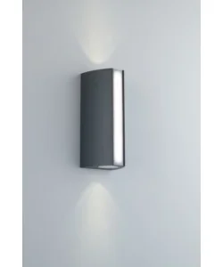 Applique led "ray" in alluminio nero, 890lm Occasione